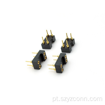Conector fêmea 4P do cabeçalho IC do passo de 2,54 mm